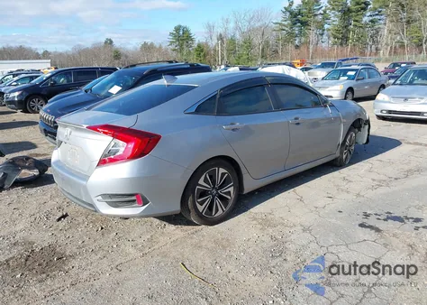 2018 Honda Civic Ex-L from USA, damaged, VIN JHMFC1F70JX019134